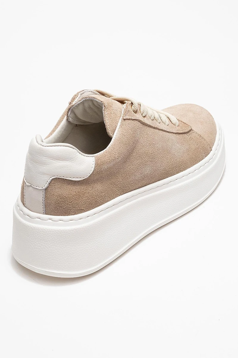 Forever & Always Womens Paloma Leather Sneaker