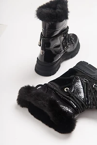 Prologue Shoes Womens Rosie Fur Lined Boot