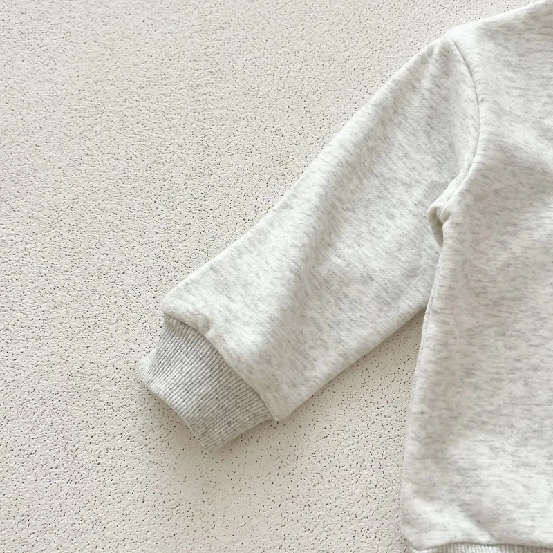 MyKids-USA Casual and Versatile Set: Letters Print Top Pullover Pants for Baby Toddlers