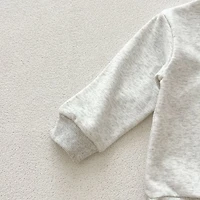 MyKids-USA Casual and Versatile Set: Letters Print Top Pullover Pants for Baby Toddlers