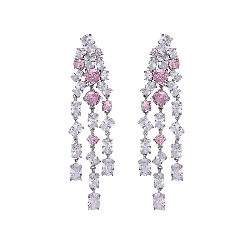 AGP PARIS Womens Diva Gorgeous Tassel Drop Earrings