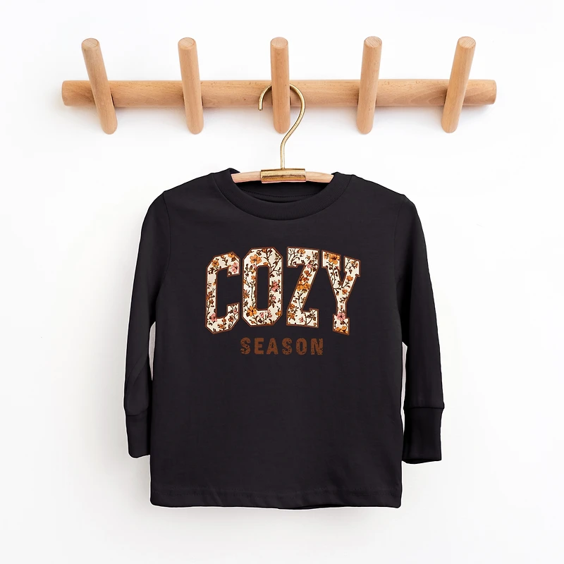 The Juniper Shop - Youth Long Sleeve Graphic T-Shirt Cozy Season Floral