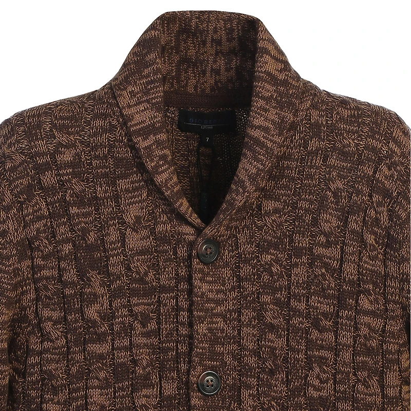 Gioberti Boy's 100% Cotton Knitted Shawl Collar Cardigan Sweater