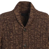Gioberti Boy's 100% Cotton Knitted Shawl Collar Cardigan Sweater