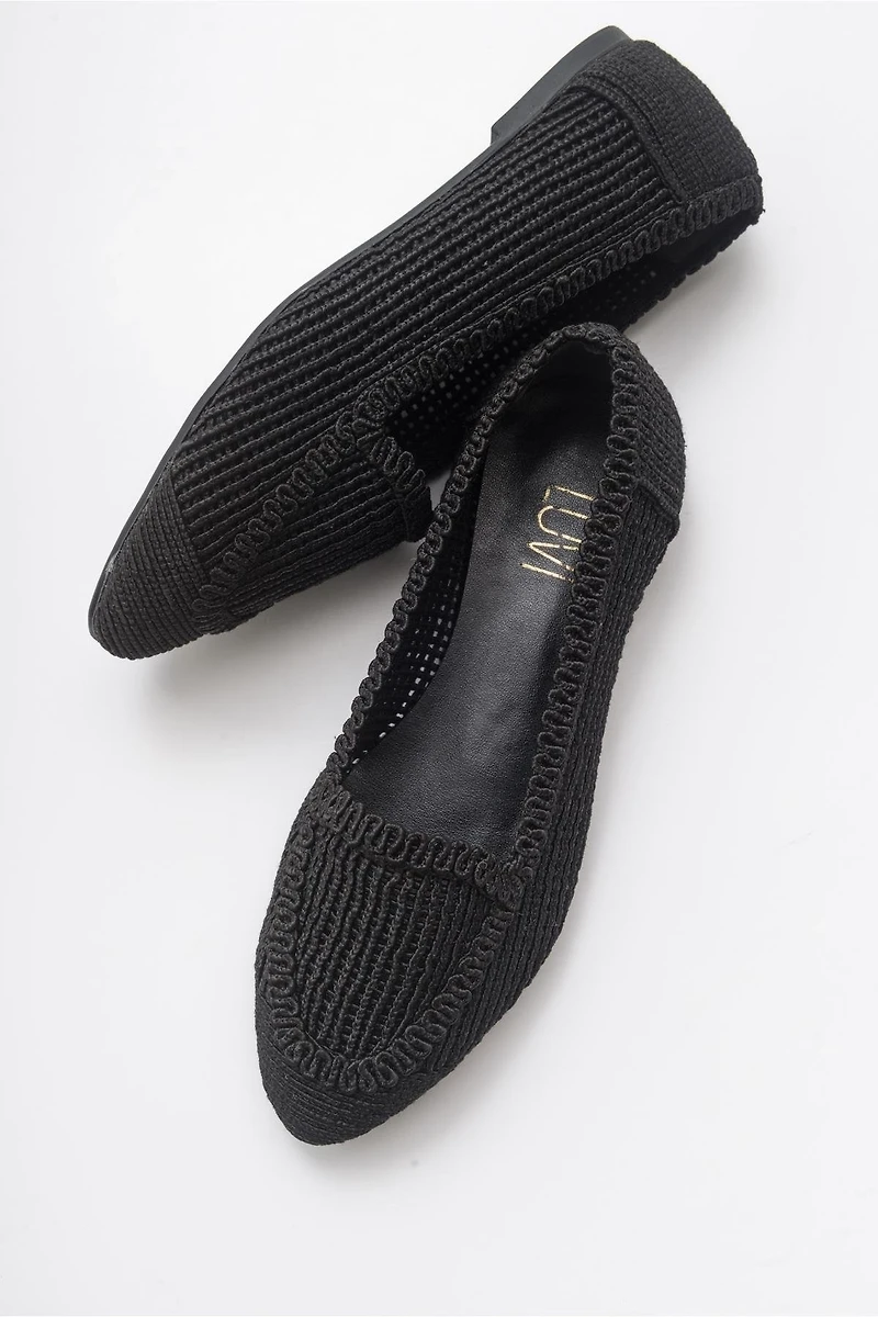 Prologue Shoes Womens Mira Knit Ballet Flat