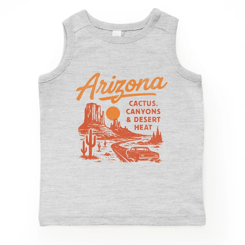 The Juniper Shop - Arizona Cactus, Canyons & Desert Heat Youth Tank Top