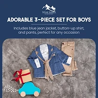 Wear Sierra Boys Toddler 3‑Piece Suit Set