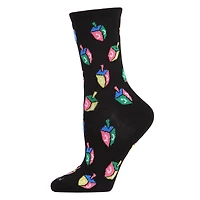 MeMoi Women's Dreidel Holiday Crew Socks