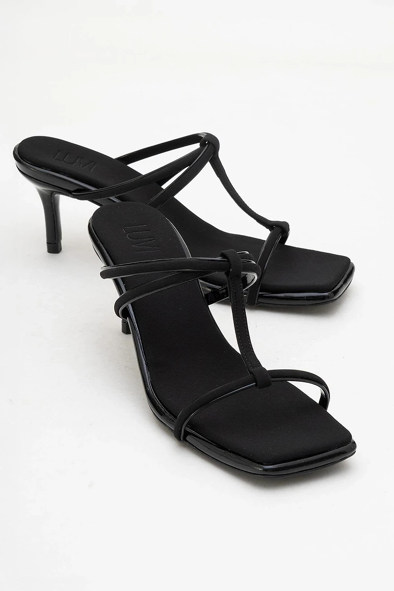 Prologue Shoes Womens Mocha Strap Heel Sandal