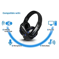 GBruno Wired Gaming Headphones With Microphone
