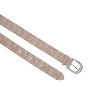 AGP PARIS Beige Snake Print Women's Belt