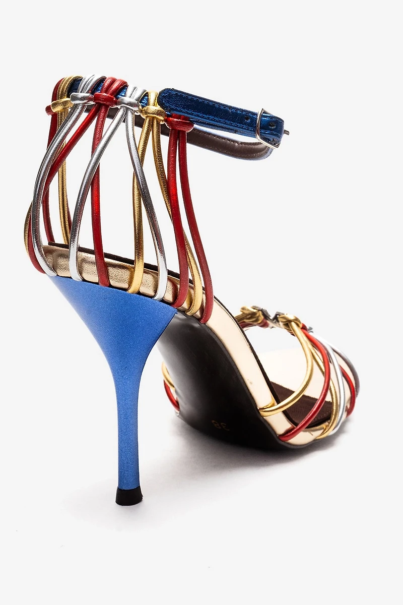 Prologue Shoes Womens Arona Ankle Strap Stiletto Sandal