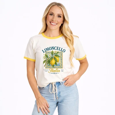 Simply Sage Market - Limoncello Frame Women's Ringer Graphic T-Shirt