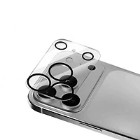 Qixxronics 3x Camera Lens Protector for iPhone 17 Pro Camera Lens Tempered Glass Protector [Night Circle]