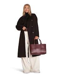 Belle & Bloom Womens Real Love Classic Double Breasted Coat