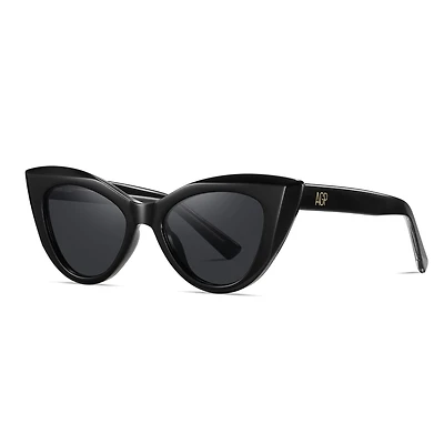 AGP PARIS Women's Cat Eye Acetate Polarized Lens UV400 Sunglasses