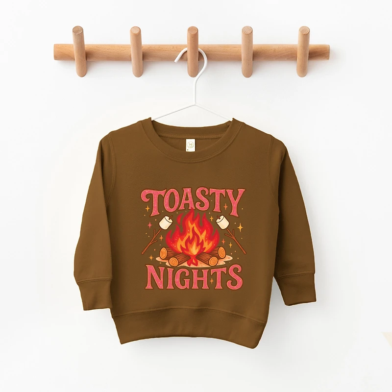 The Juniper Shop - Toasty Nights Marshmallow Youth Graphic Sweatshirt