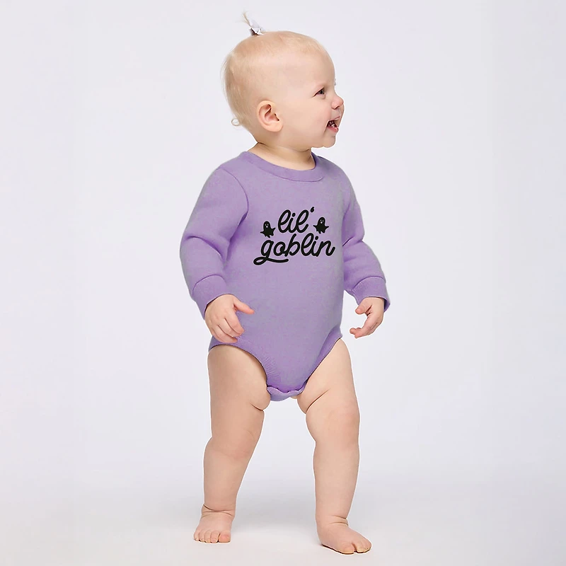 The Juniper Shop - Infant Fleece BodySuit Lil' Goblin Ghosts