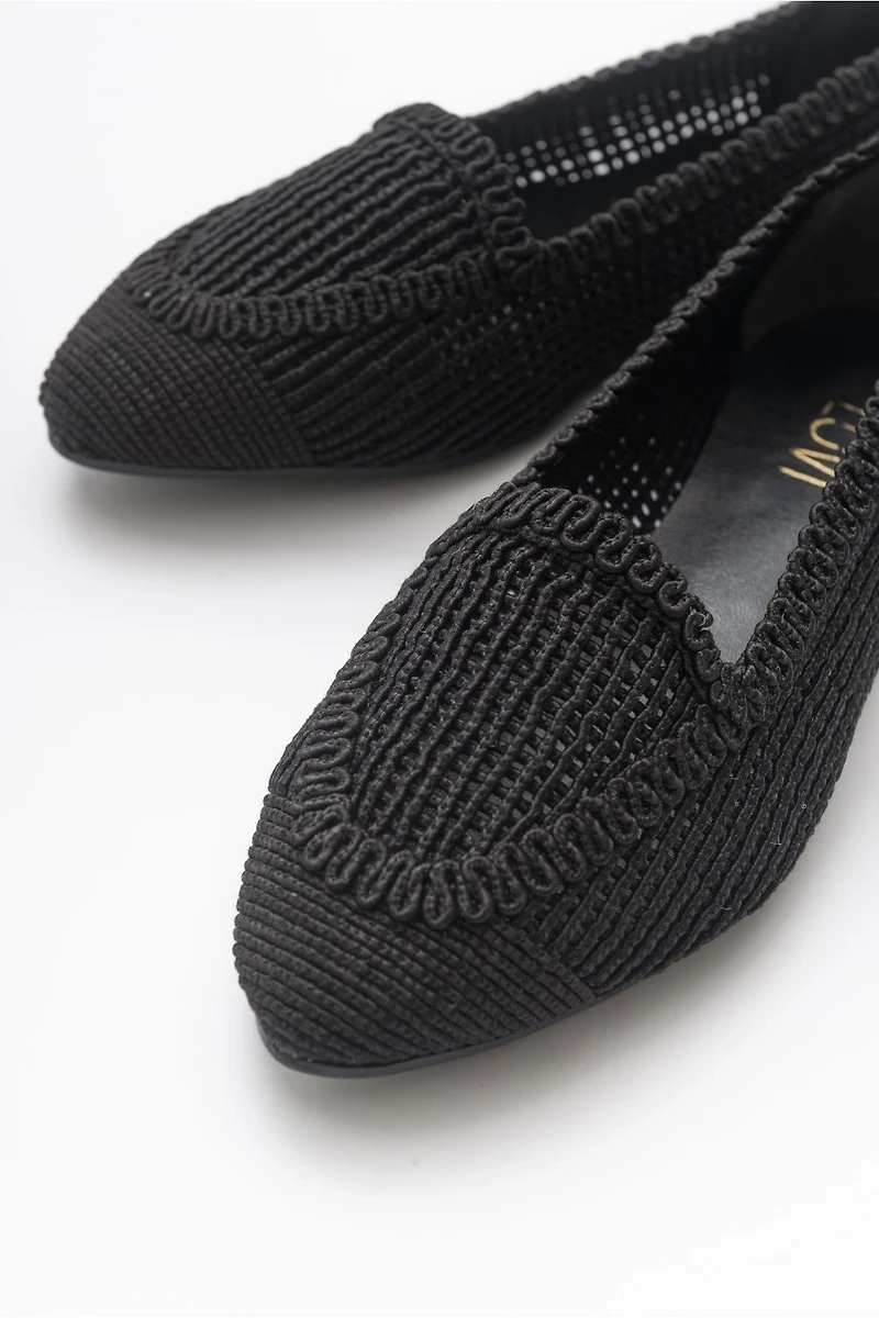 Prologue Shoes Womens Mira Knit Ballet Flat