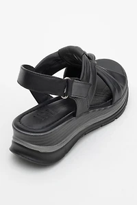Forever & Always Womens Oara Leather Sandals
