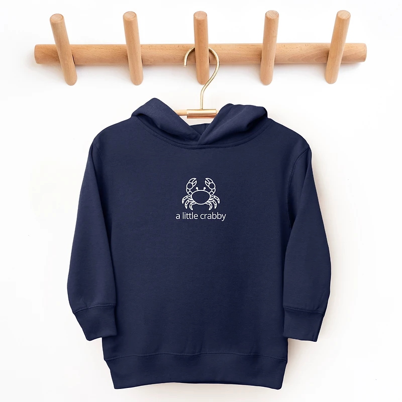 The Juniper Shop - A Little Crabby Outline Toddler Hoodie