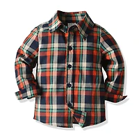 Laurenza's Toddler Boys Flannel Suspenders Set