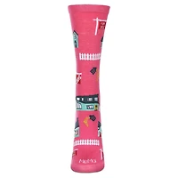 MeMoi Women's Realtor Bamboo Crew Socks