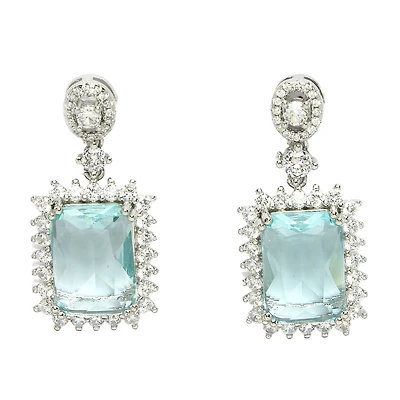 AGP PARIS Womens Diva Collection Radiant Starburst Drop Earrings
