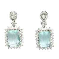 AGP PARIS Womens Diva Collection Radiant Starburst Drop Earrings