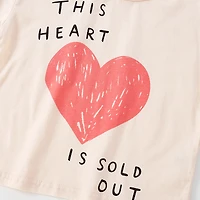 MyKids-USA Baby Girl Heart Pattern Long Sleeve Kids Valentine Day Shirt