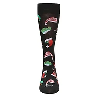 MeMoi Men's Santa Hats Christmas Crew Socks