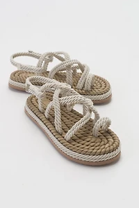 Prologue Shoes Womens Poma Flat Sandal