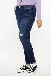 Kancan Women's Plus High Rise Super Skinny Jeans Taly