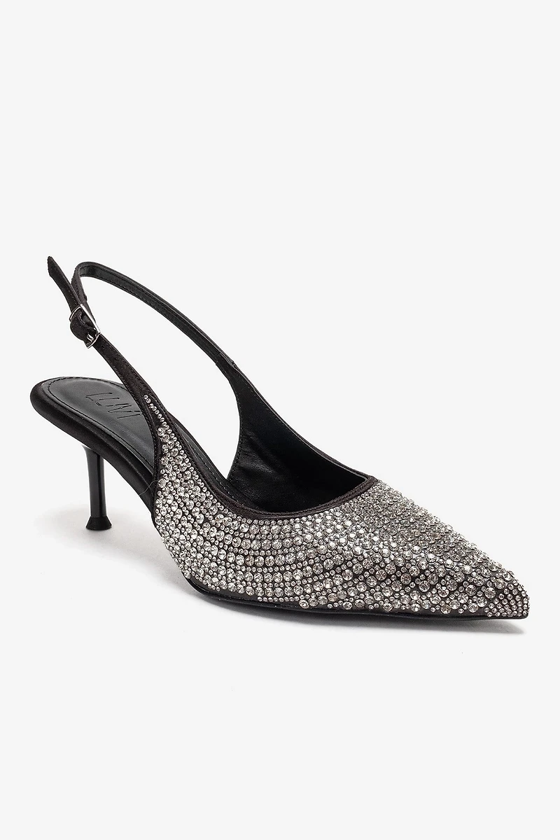 Prologue Shoes Womens Yasmina Embellished Stiletto Pump