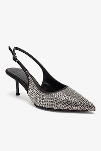 Prologue Shoes Womens Yasmina Embellished Stiletto Pump