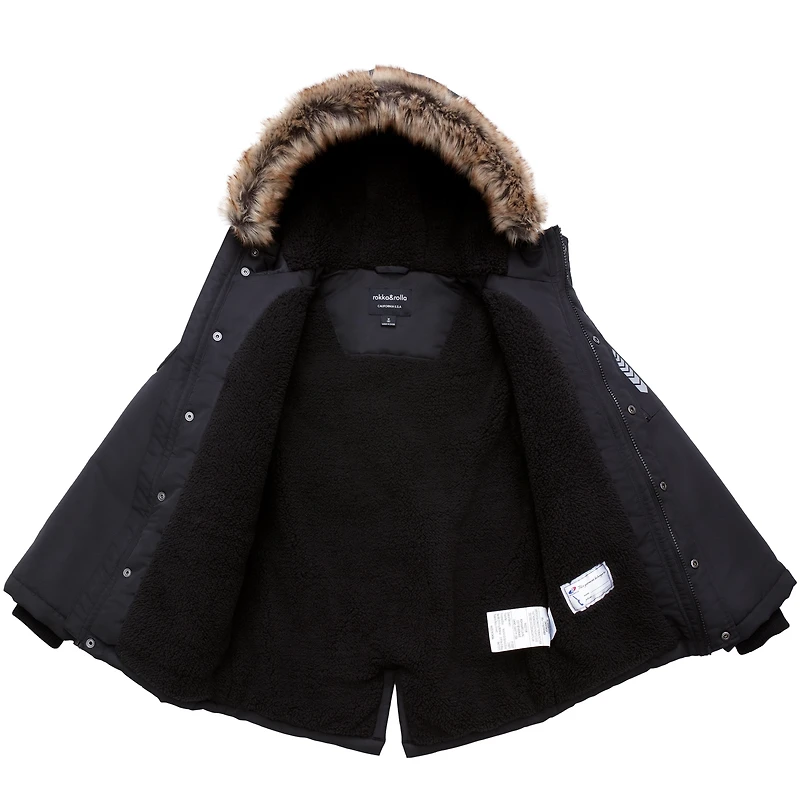 Rokka&Rolla Little & Big Kid Boys Heavyweight Parka