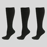 Wear Sierra Women's Knee High School Uniform 3 Pair Pack Socks