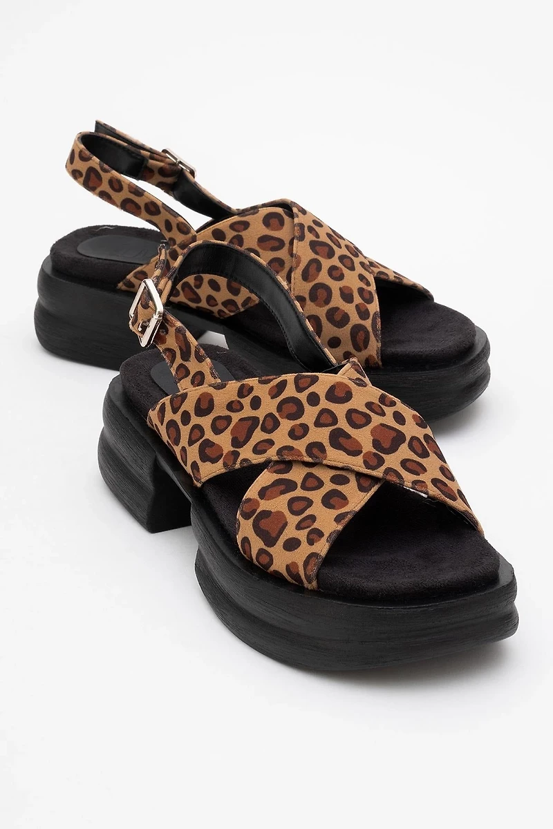 Prologue Shoes Womens Lungo Cross‑Strap Wedge Sandal