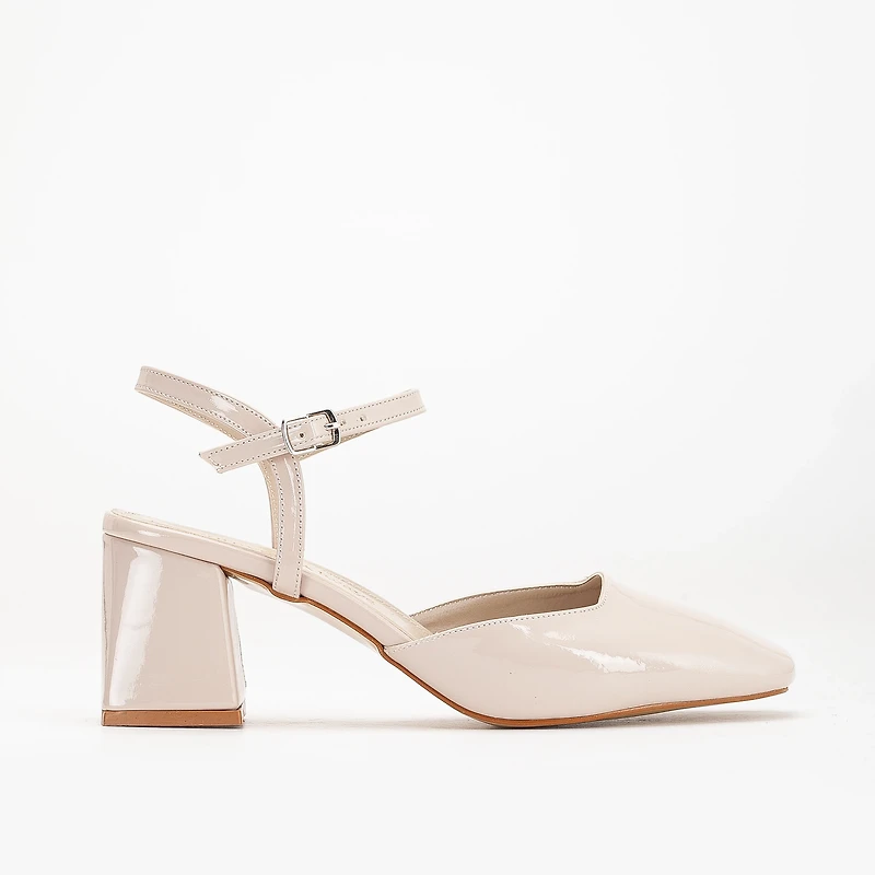 Forever & Always Womens Kayla Block Heel Pumps