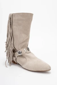 Forever & Always Womens Selora Leather Buckle Western Boots