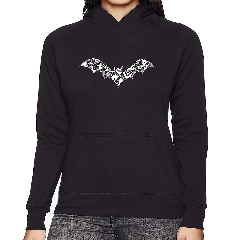 LA Pop Art Bat Pics - Women's Word Hooded Sweatshirt