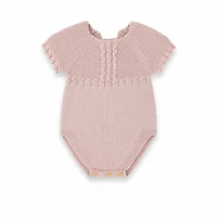 Laurenza's Baby Girls Spring Knit Romper