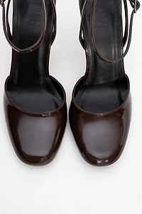 Prologue Shoes Womens Blues Round Toe Ankle Strap Pump