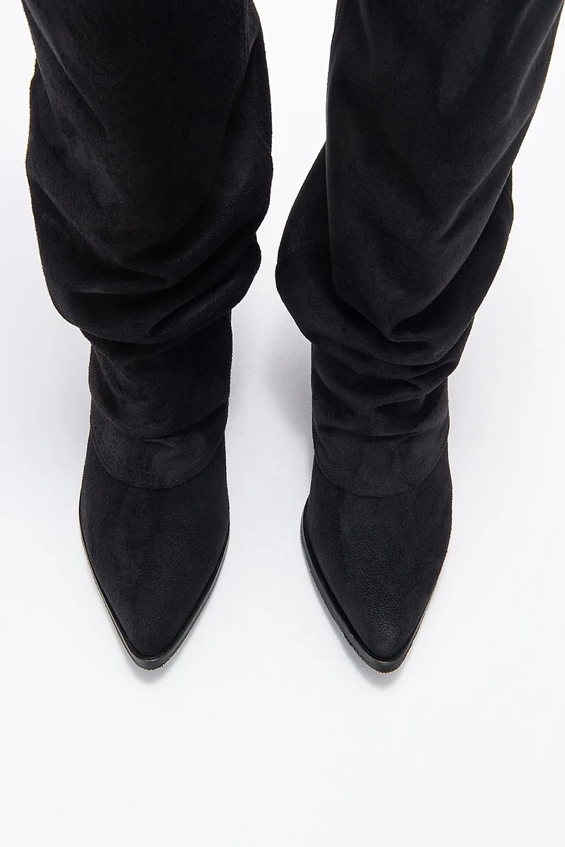 Prologue Shoes Womens Elaris Block Heel Knee High Boot
