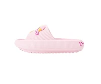 bebe Girl's EVA Slide Sandals with Ice Cream Charms