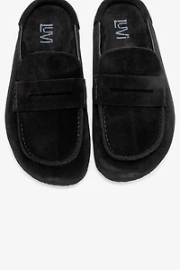 Forever & Always Womens Priva Leather Slip-On Slipper