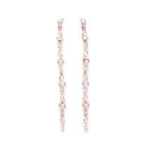 AGP PARIS Womens Diva Whimsical Long Drop Earrings