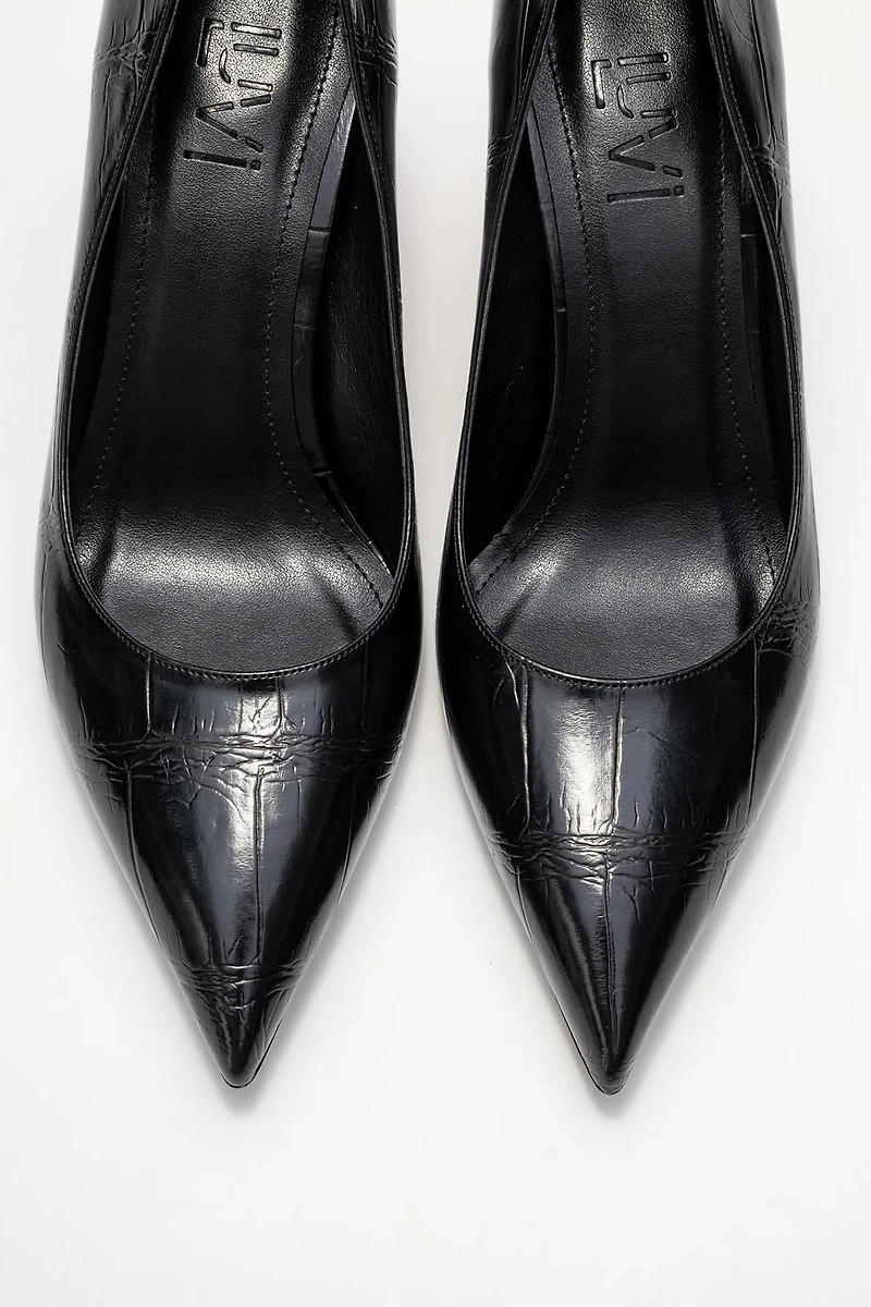 Prologue Shoes Womens Puera Pointed Toe Wedge Pump