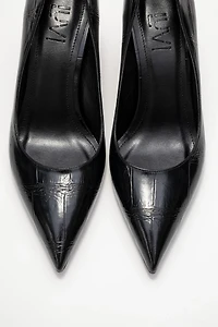 Prologue Shoes Womens Puera Pointed Toe Wedge Pump