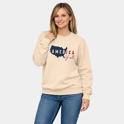 Simply Sage Market - America Ya'll Women's Graphic Sweatshirt